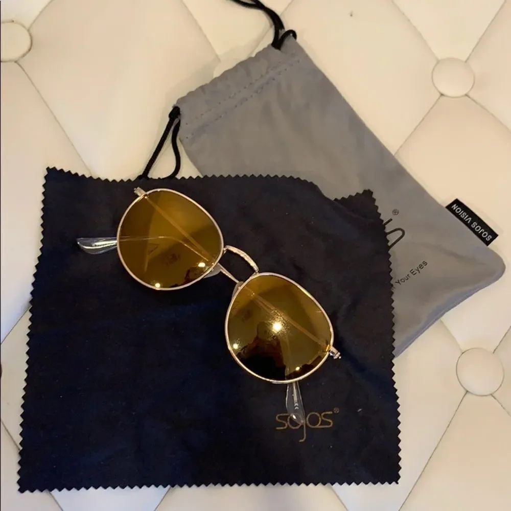 Sojos Small Round Sunglasses